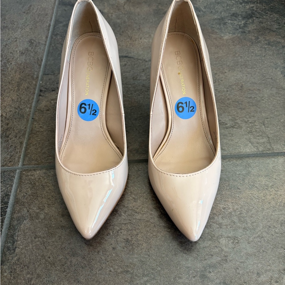 BCBGeneration Women's Nude Heels